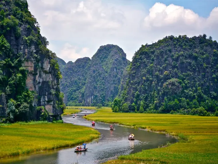 Paysage entre Halong et Ninh Binh