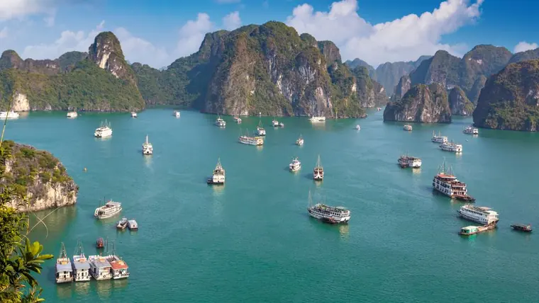 Baie d'Halong au Vietnam